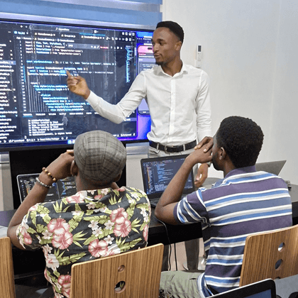students learning an affordable tech course in Abuja