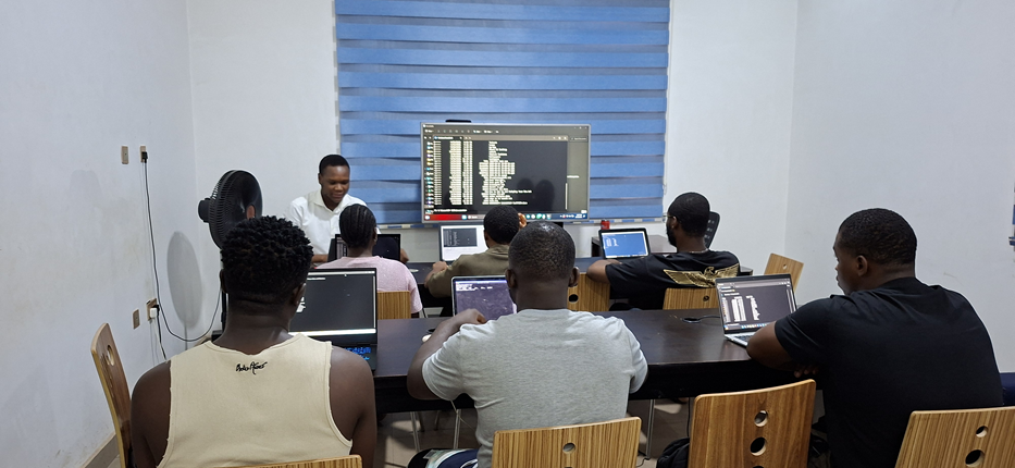 students learning technical skills in abuja