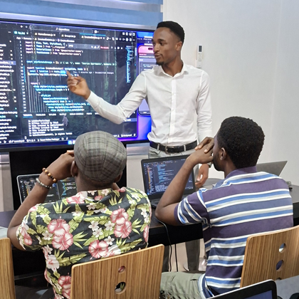 students learning an affordable tech course in Abuja